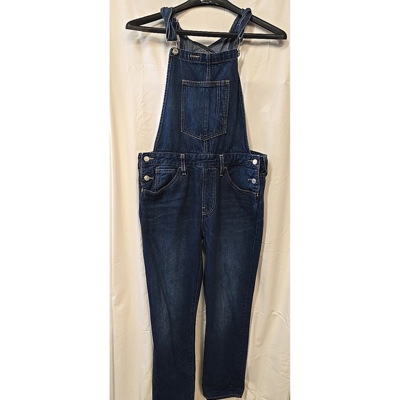VTG Levi's Straus & Co. Original Overalls Big E Women's Premium Bib Y2K Denim L - Picture 1 of 11